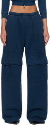 GREG ROSS Navy Cargo Lounge Pants
