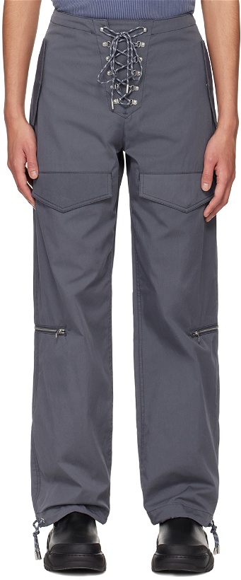 Photo: Dion Lee Gray Hiking Cord Cargo Pants