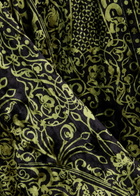 Diane Von Furstenberg Ruthette Printed Flared Velvet Trousers Multicoloured