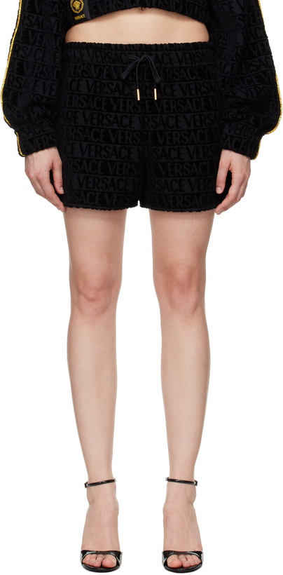 Photo: Versace Black 'I Heart Baroque' Shorts