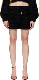 Versace Black 'I Heart Baroque' Shorts