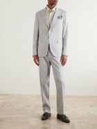 Mr P. - Wool and Linen-Blend Suit Jacket - Gray