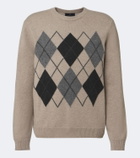Arch4 Mr Hambley argyle cashmere sweater