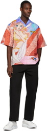 GCDS Multicolor One Piece Edition Shirahoshi Bowling Shirt
