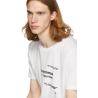 Saint Laurent White Sorry For What I Said T-Shirt