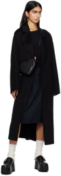 AMBUSH Navy Pleated Midi Skirt