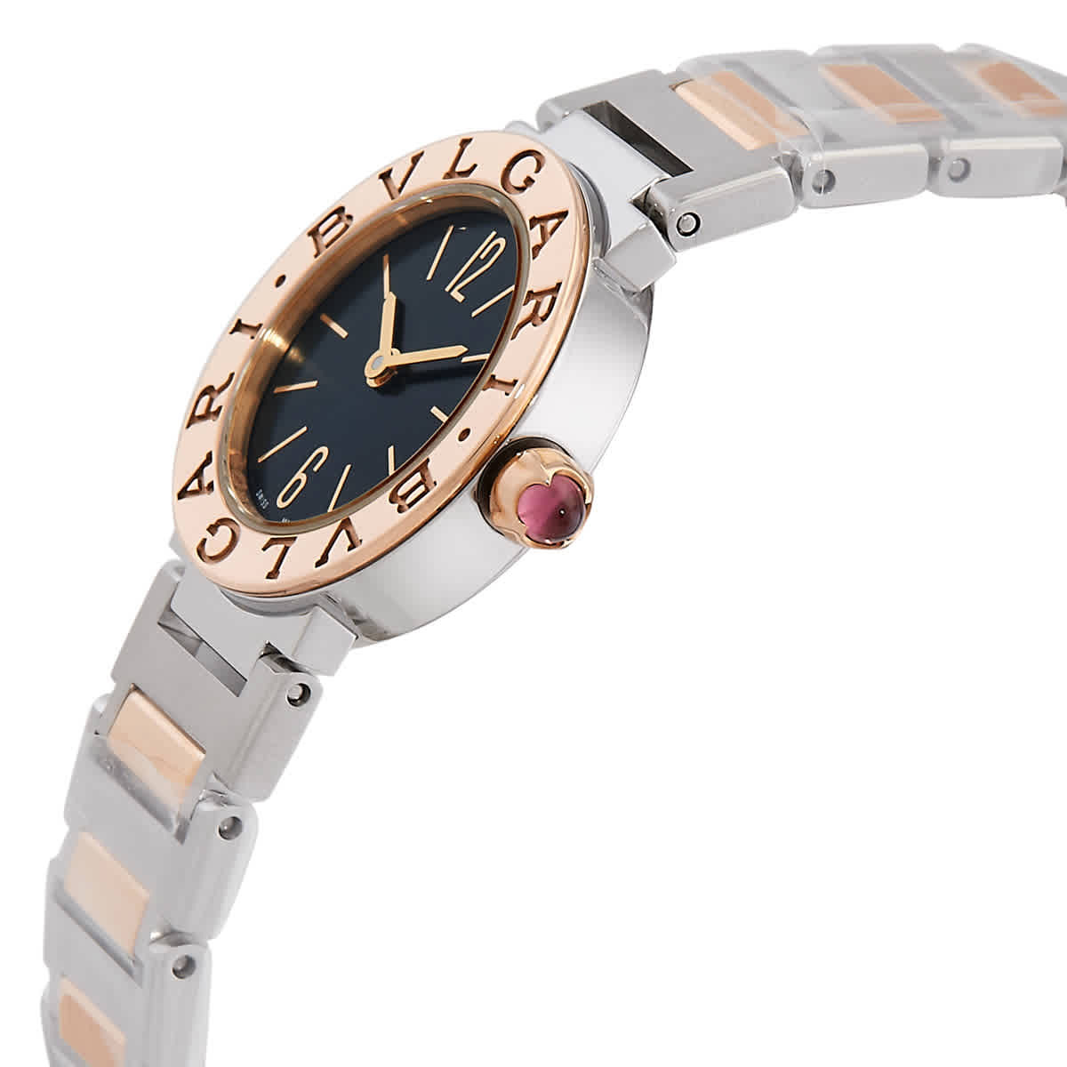 BVLGARI BVLGARIBVLGARI 12P diamond Black Dial Quartz Ladies Watch Pre-Owned BVLGARI Watch BB23SS Quartz Black Dial Stainless  main image 2