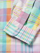 Polo Ralph Lauren - Button-Down Collar Logo-Embroidered Checked Cotton Oxford Shirt - Pink