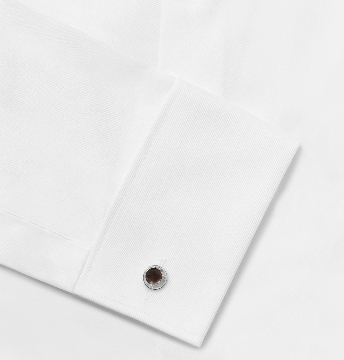 Dunhill - X-Centric Rhodium-Plated Mother-of-Pearl Cufflinks - Silver