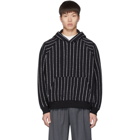 Enfants Riches Deprimes Black Logo Stripe Hoodie