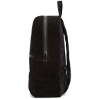 Common Projects Black Suede Simple Backpack