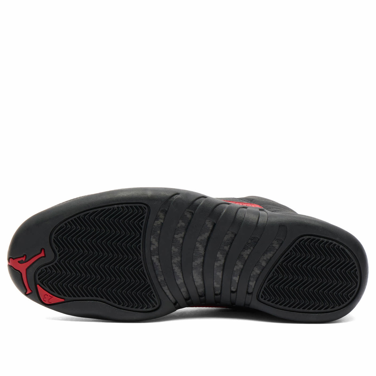 Air Jordan Men's 12 Retro Sneaker in Black/Varsity Red