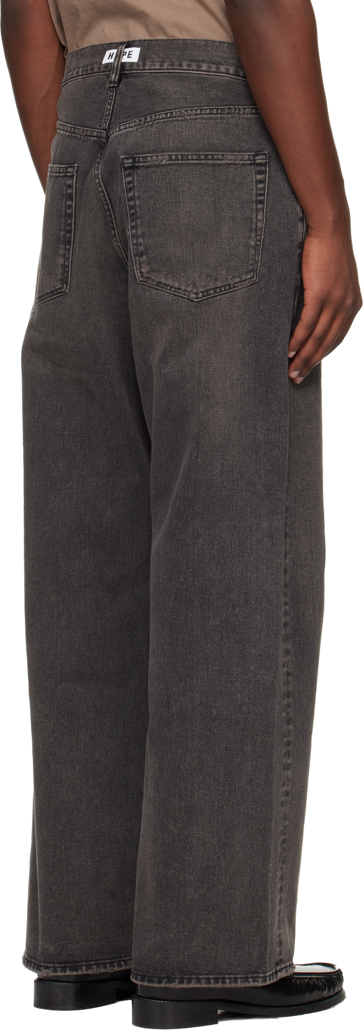 HOPE Black Loose-Fit Jeans