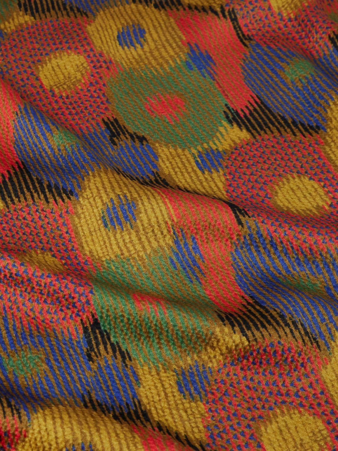 BODE - Fruit Pit Camp-Collar Printed Silk-Seersucker Shirt - Multi
