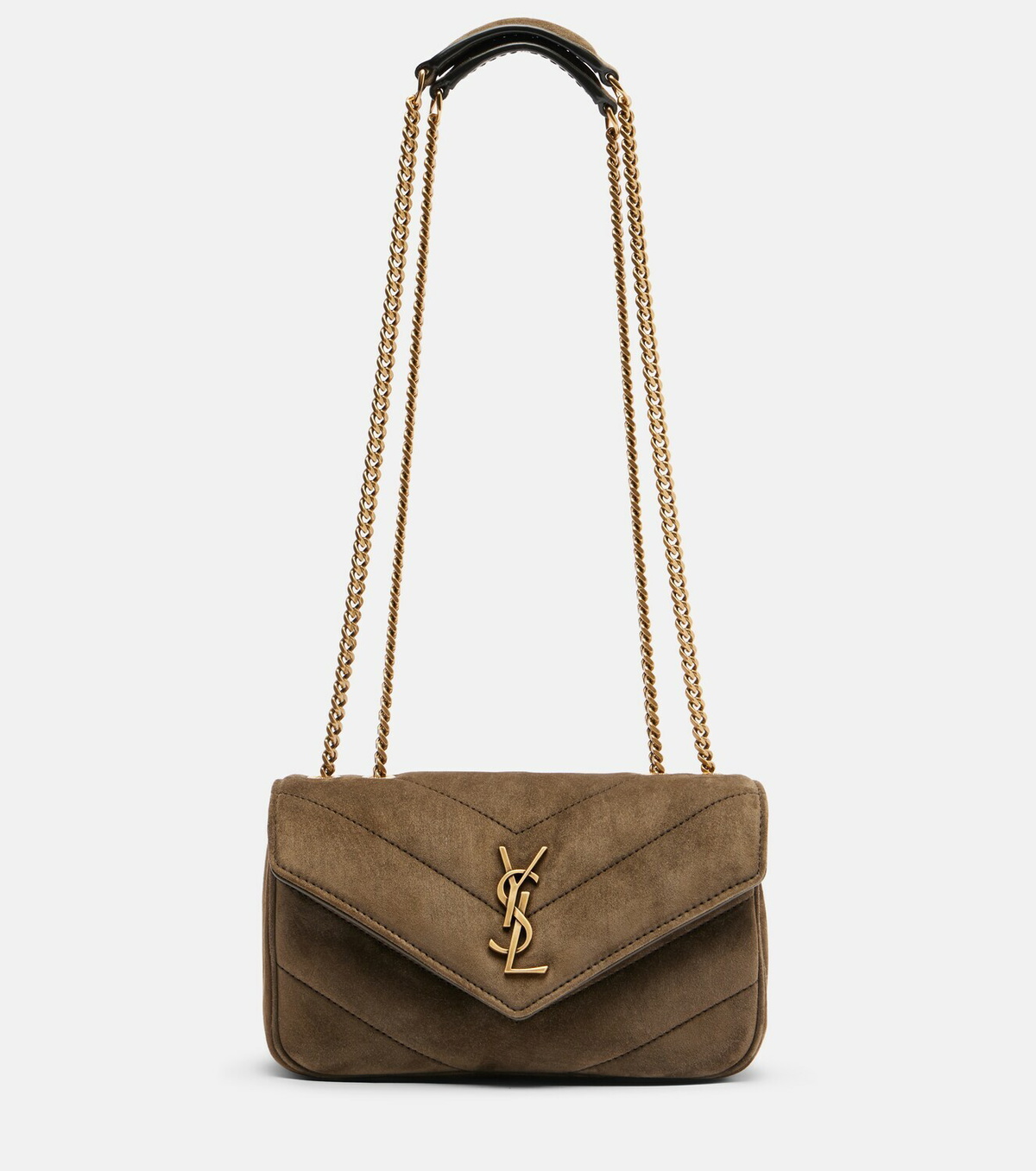 Saint Laurent Loulou Mini suede shoulder bag