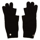 Rick Owens Black Larry Touchscreen Gloves