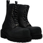 Balenciaga Black Stomper Boots