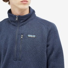 Patagonia Men's Better Sweater 1/4 Zip Jacket in New Navy