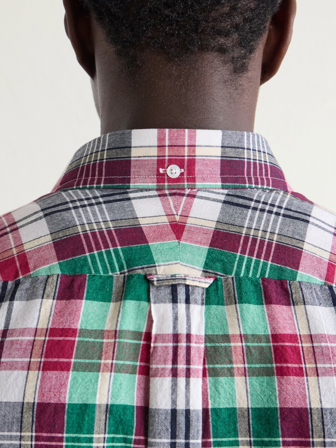 Drake's - Button-Down Collar Checked Cotton Shirt - Multi