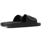 Valentino - Valentino Garavani Logo-Embossed Rubber Slides - Black