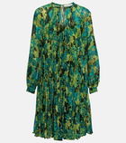 Max Mara Pina floral georgette minidress