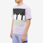The Trilogy Tapes Men's Block T-Shirt in Lavender