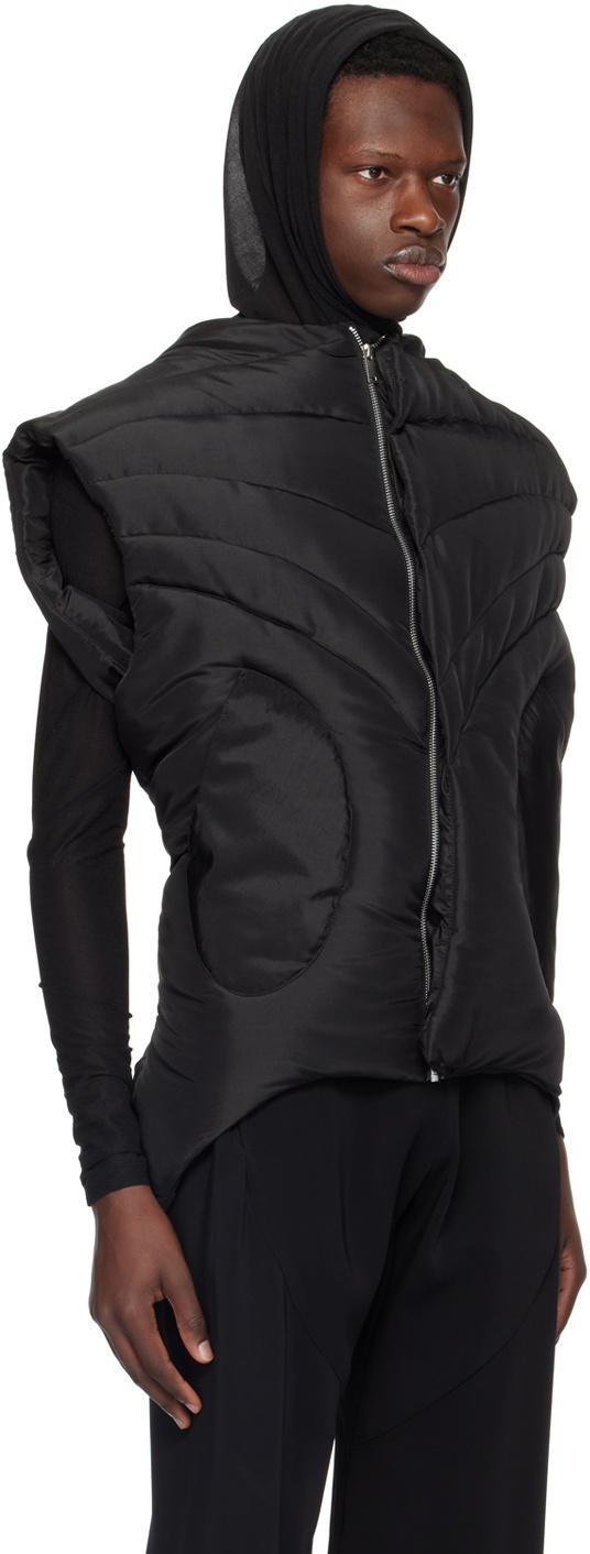 Nuba Black Puffer Vest