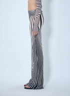 Jean Paul Gaultier Re-Edition Flare Trousers Morphing Stripes