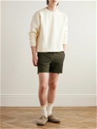 Theory - Curtis 7&quot; Straight-Leg Good Linen Shorts - Green