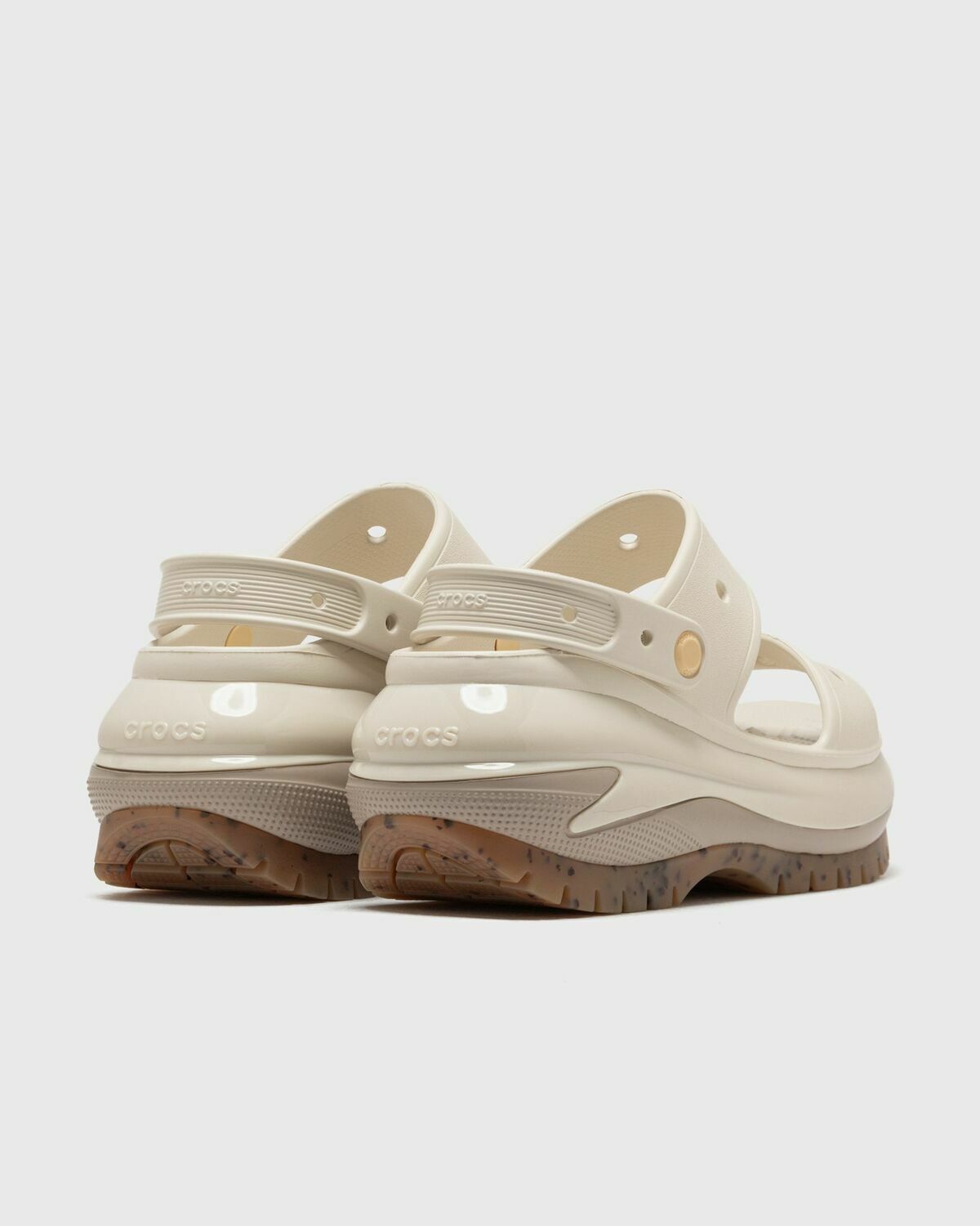 Crocs Mega Crush Sandal Taupe Beige Womens Sandals & Slide