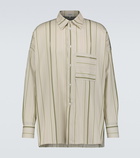 Loewe - Long-sleeved patchwork shirt