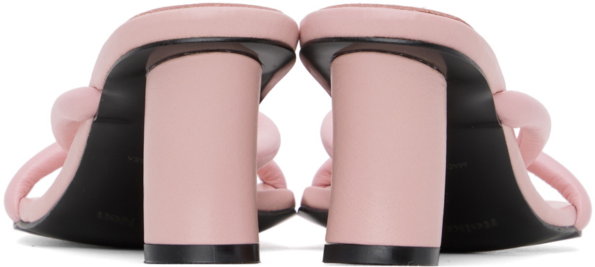 Reike Nen Pink Twisted Heeled Sandals
