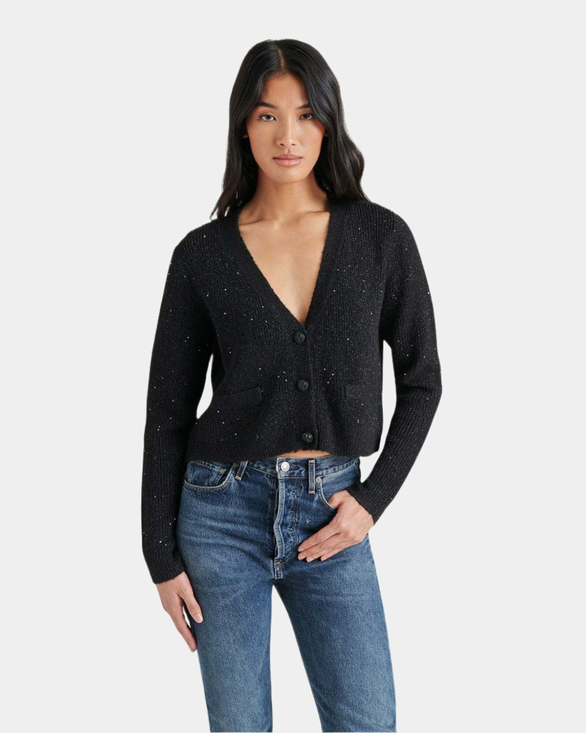 Steve Madden Aero Cardigan in Charcoal