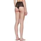 la fille dO Black Confetti Cave High-Rise Thong