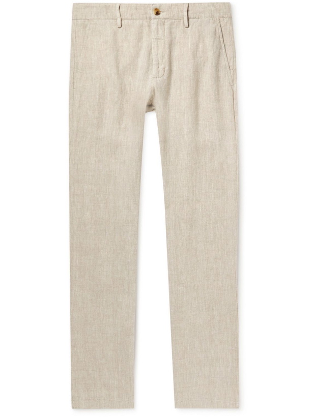 Photo: NN07 - Karl Tapered Linen Chinos - Neutrals