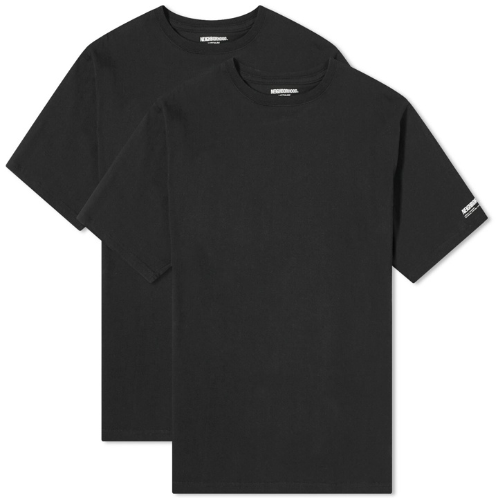 Photo: Neighborhood Men's Classic 2-Pack T-Shirt in Black
