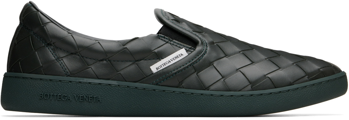 Bottega Veneta Green Sawyer Sneakers