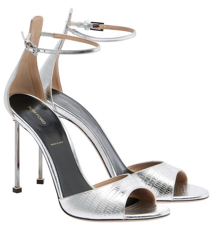Photo: Tom Ford Spire metallic leather sandals