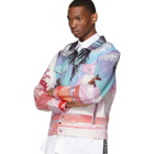 Balmain Multicolor Denim Palm Tree Jacket