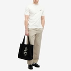 Cafe Kitsune Men's Café Kitsune Coffee Cup Tote Bag in Black 