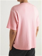 SAIF UD DEEN - Cold-Dyed Printed Cotton-Jersey T-Shirt - Pink