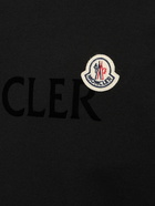 MONCLER Logo Patch Cotton Sweatshirt