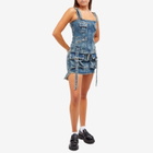 Blumarine Women's Denim Cargo Top in Allure