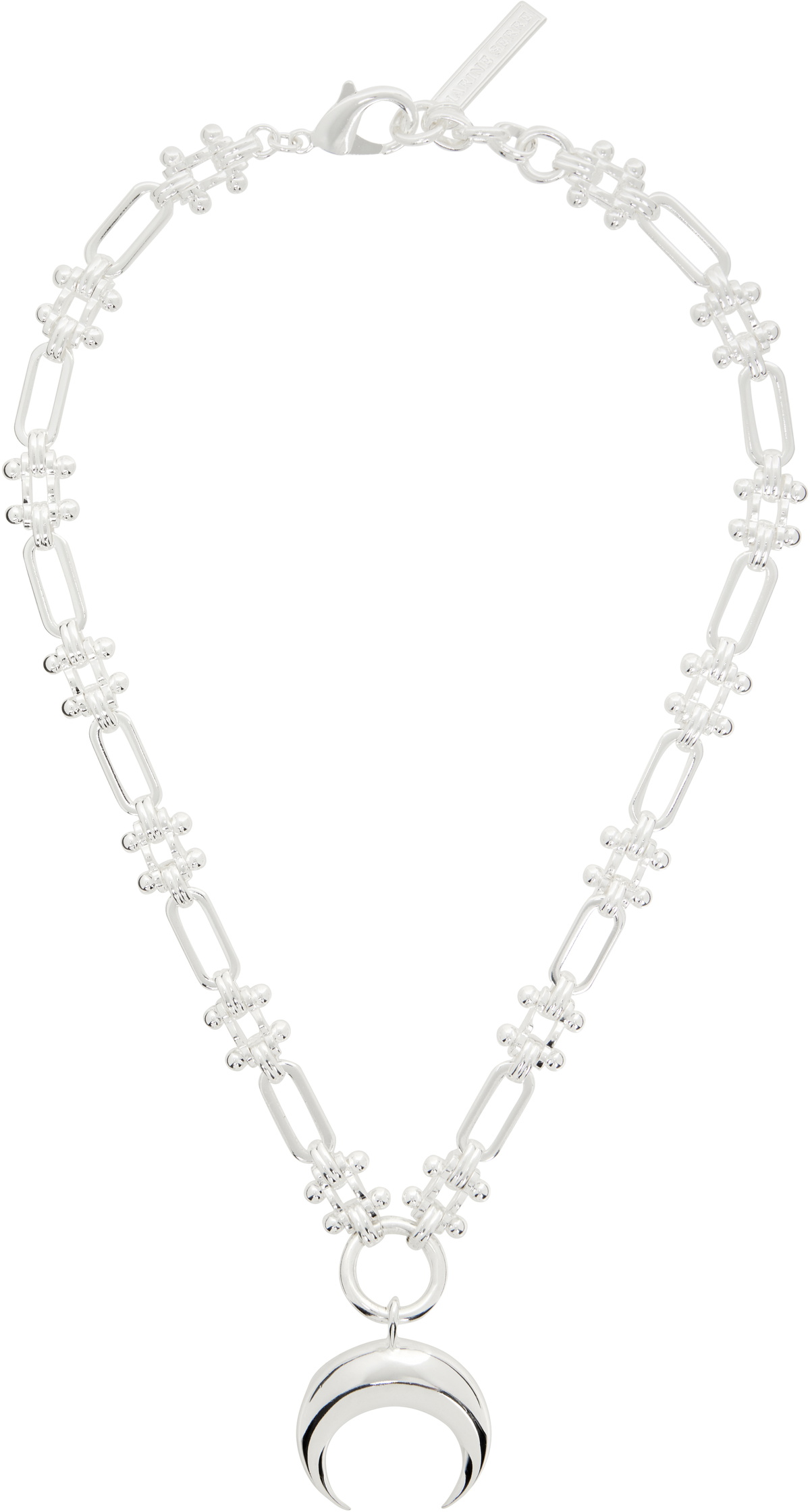 Marine Serre Moon Charm チェーン ネックレス Regenerated Tin Moon Charms Necklace • Marine Serre