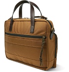 Filson - Dryden Leather-Trimmed Nylon Briefcase - Men - Tan
