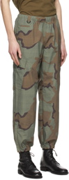 Undercover Green Nylon Cargo Pants