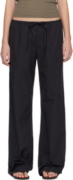 Matteau Black Drawcord Trousers