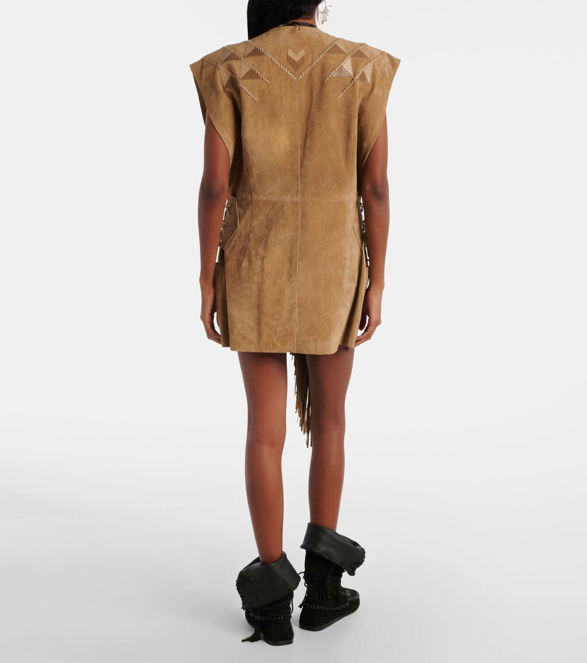 Isabel Marant Dalila fringed suede vest