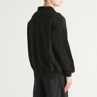 FrizmWORKS Men's Vintage Dyeing Half Zip Sweat in Vintage Black