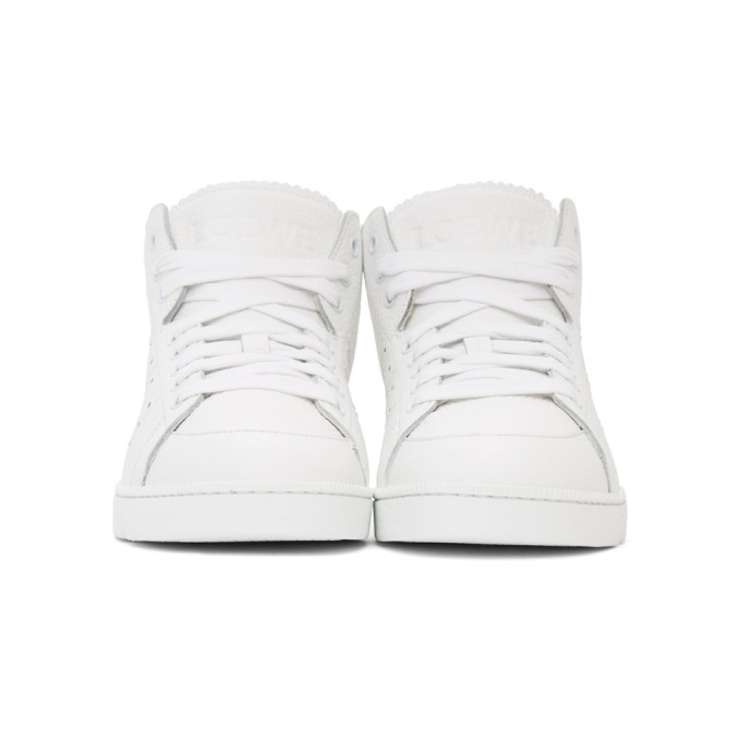 Loewe White Soft High-Top Sneakers Loewe